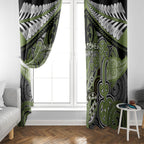 Aotearoa Iwi Whakatohea Window Curtain Maori Kowhaiwhai Pattern