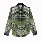 Aotearoa Iwi Whakatohea Personalised Women Casual Shirt Maori Kowhaiwhai Pattern