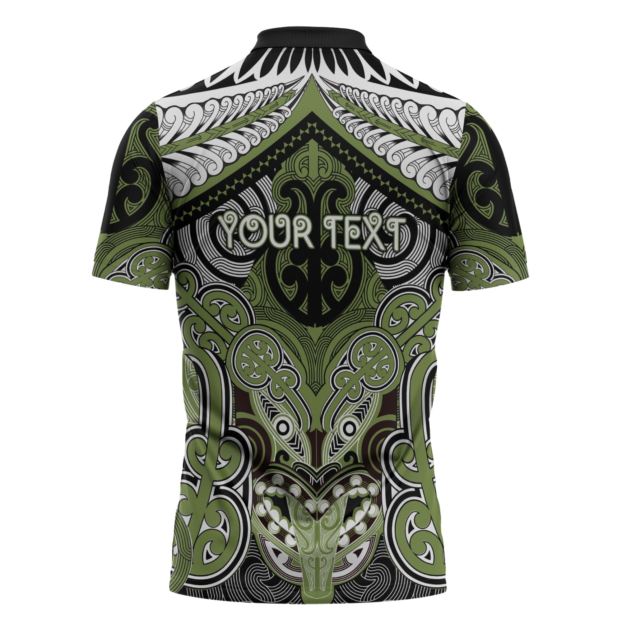 Aotearoa Iwi Whakatohea Personalised Zipper Polo Shirt Maori Kowhaiwhai Pattern
