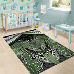 Aotearoa Iwi Ngati Awa Area Rug Maori Kowhaiwhai Pattern