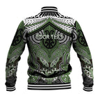 Aotearoa Iwi Ngati Awa Personalised Baseball Jacket Maori Kowhaiwhai Pattern