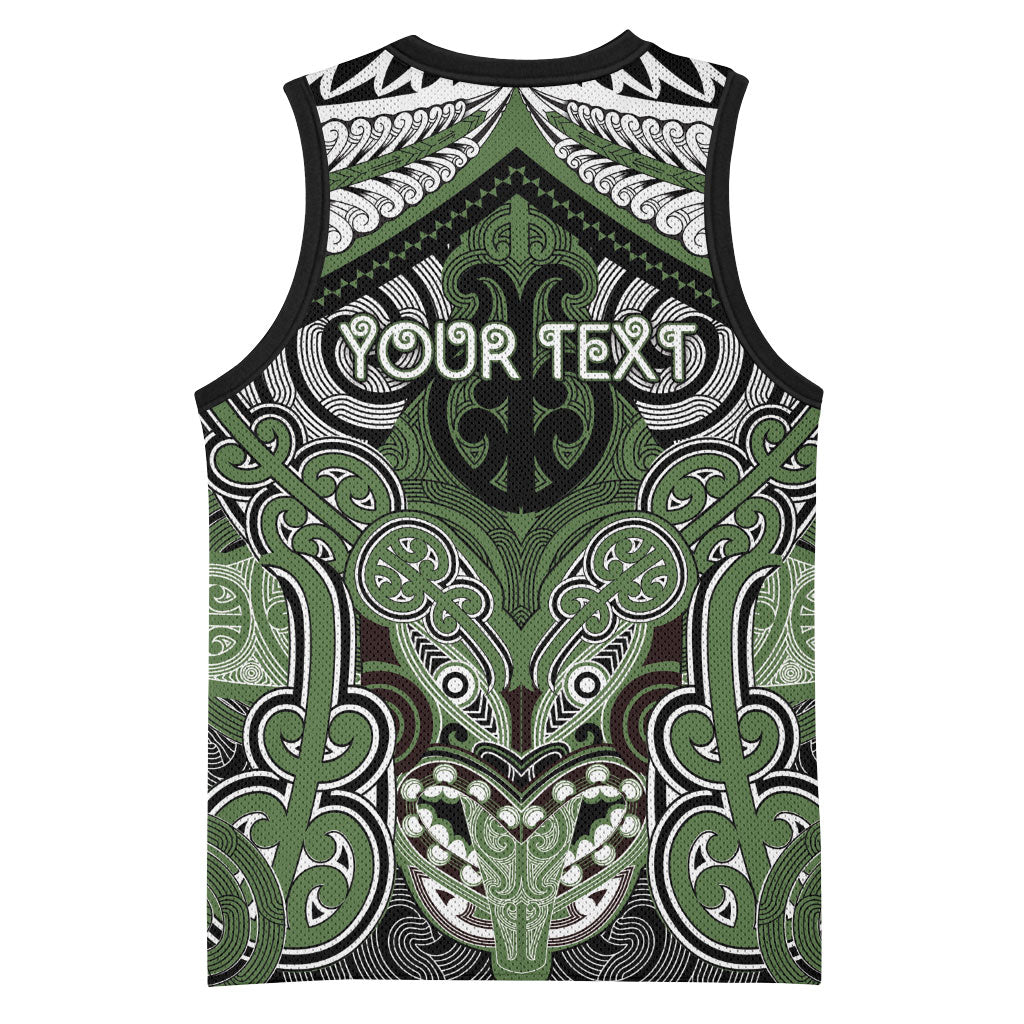Aotearoa Iwi Ngati Awa Personalised Basketball Jersey Maori Kowhaiwhai Pattern