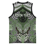 Aotearoa Iwi Ngati Awa Personalised Basketball Jersey Maori Kowhaiwhai Pattern