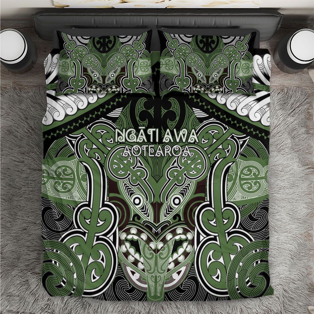 Aotearoa Iwi Ngati Awa Bedding Set Maori Kowhaiwhai Pattern