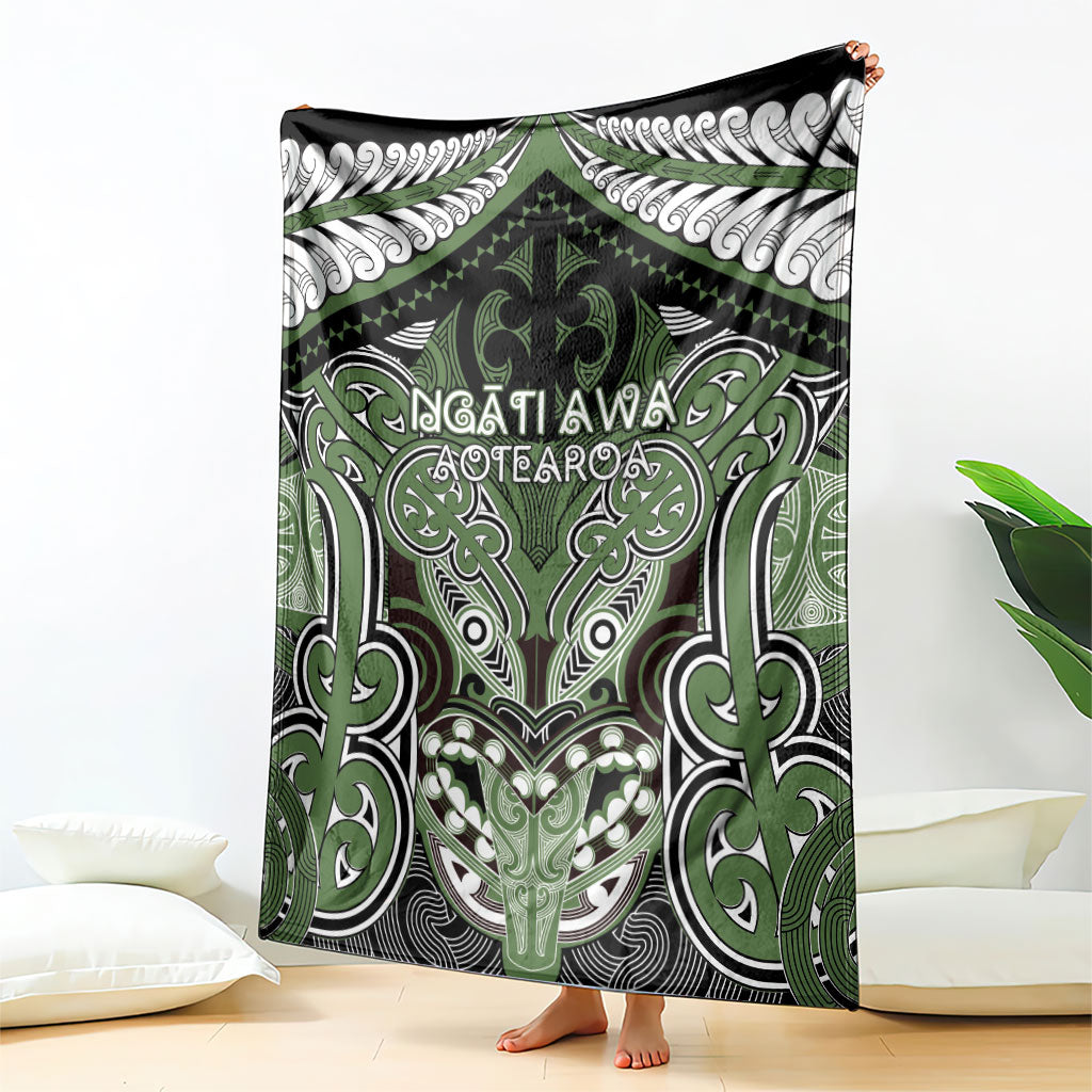 Aotearoa Iwi Ngati Awa Blanket Maori Kowhaiwhai Pattern