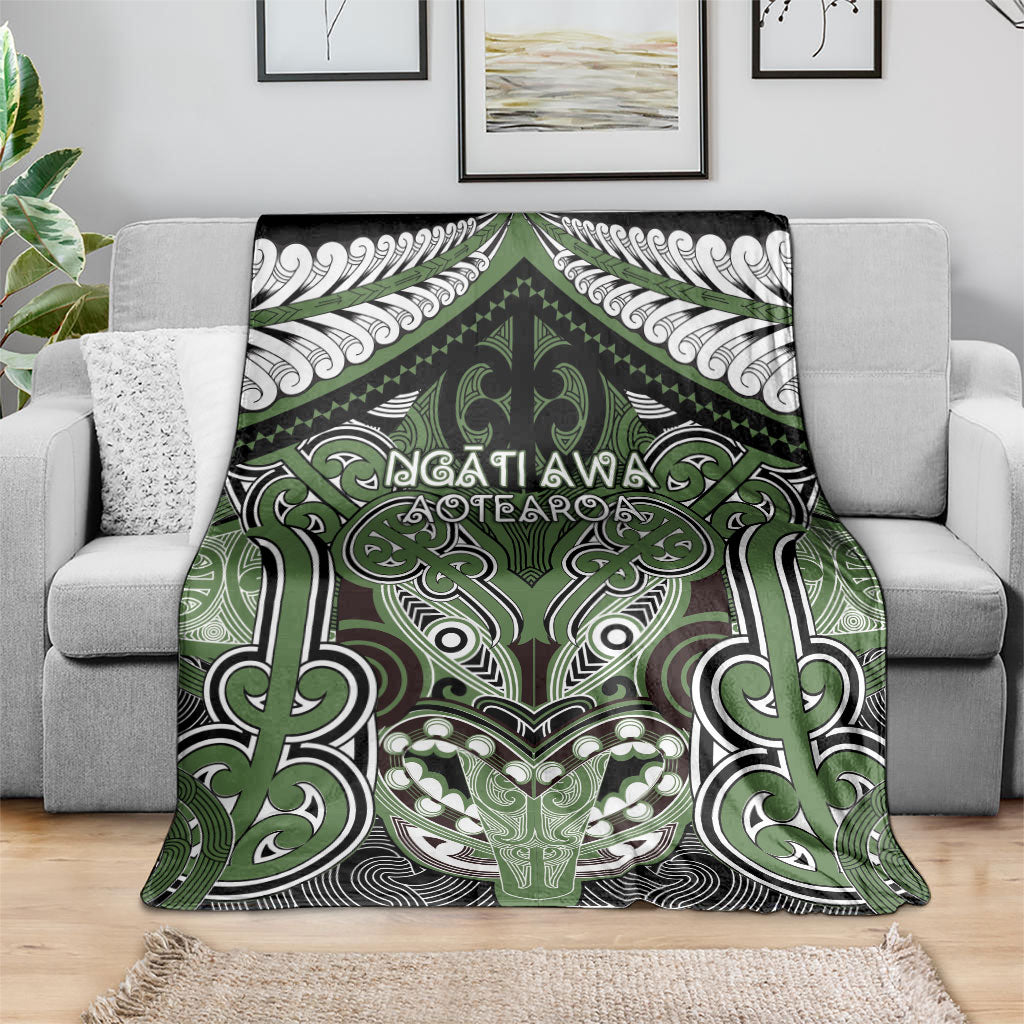 Aotearoa Iwi Ngati Awa Blanket Maori Kowhaiwhai Pattern