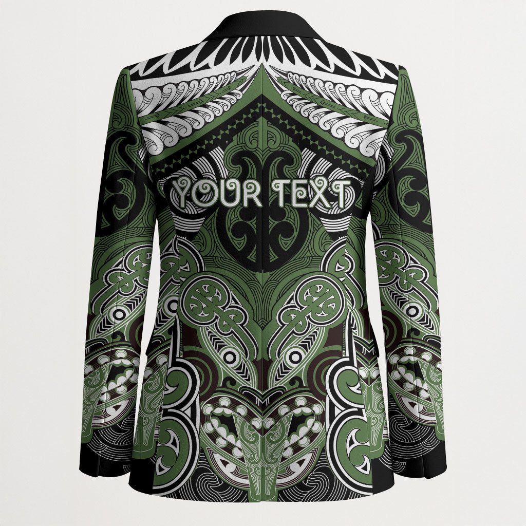 Aotearoa Iwi Ngati Awa Personalised Blazer Maori Kowhaiwhai Pattern
