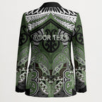 Aotearoa Iwi Ngati Awa Personalised Blazer Maori Kowhaiwhai Pattern