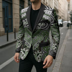 Aotearoa Iwi Ngati Awa Personalised Blazer Maori Kowhaiwhai Pattern