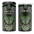 Aotearoa Iwi Ngati Awa Personalised 4 in 1 Can Cooler Tumbler Maori Kowhaiwhai Pattern