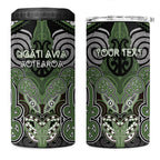 Aotearoa Iwi Ngati Awa Personalised 4 in 1 Can Cooler Tumbler Maori Kowhaiwhai Pattern