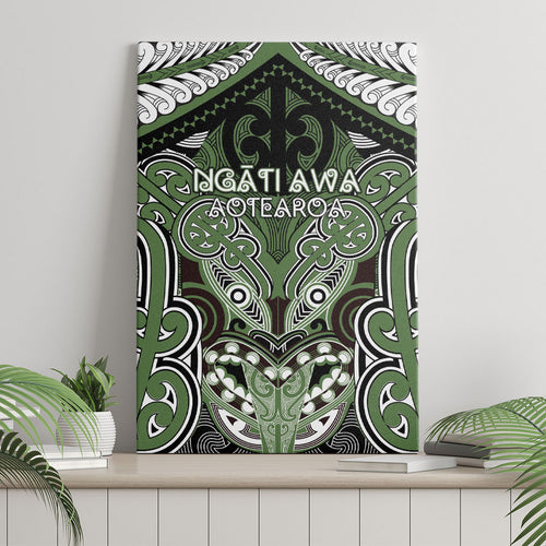 Aotearoa Iwi Ngati Awa Canvas Wall Art Maori Kowhaiwhai Pattern