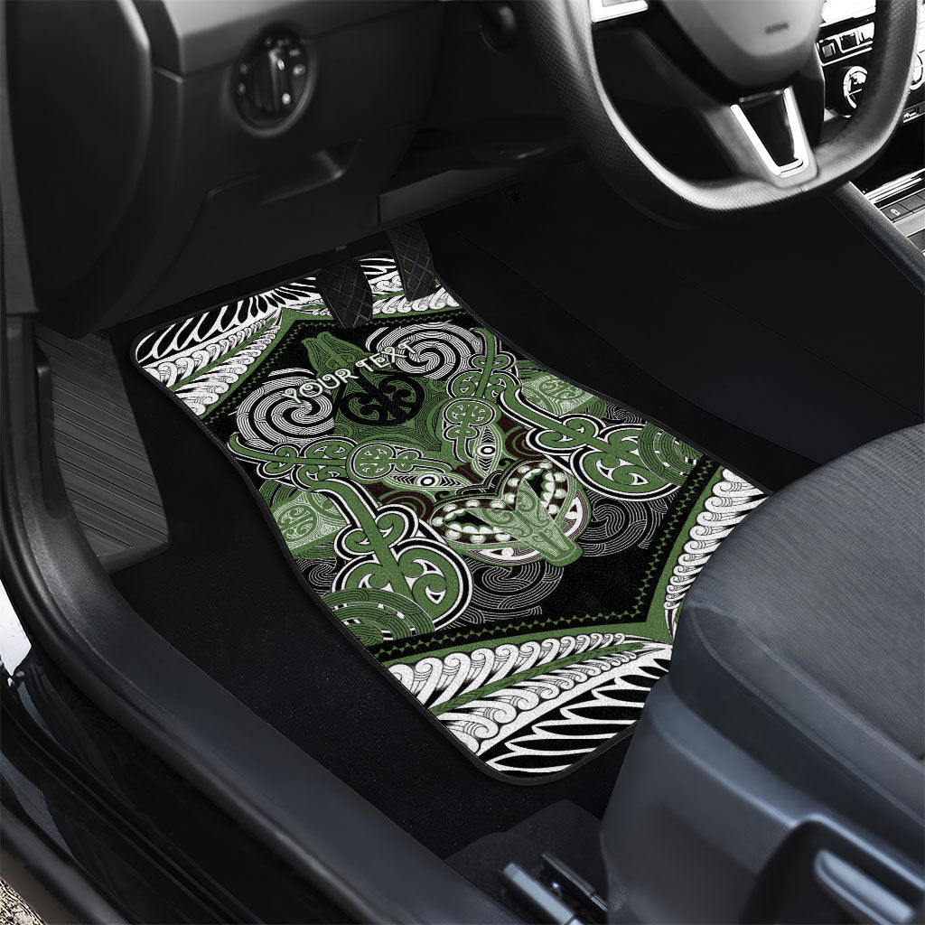 Aotearoa Iwi Ngati Awa Personalised Car Mats Maori Kowhaiwhai Pattern
