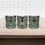 Aotearoa Iwi Ngati Awa Personalised Ceramic Mug Maori Kowhaiwhai Pattern