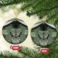 Aotearoa Iwi Ngati Awa Personalised Ceramic Ornament Maori Kowhaiwhai Pattern