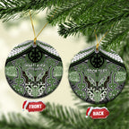 Aotearoa Iwi Ngati Awa Personalised Ceramic Ornament Maori Kowhaiwhai Pattern