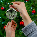 Aotearoa Iwi Ngati Awa Personalised Ceramic Ornament Maori Kowhaiwhai Pattern