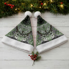 Aotearoa Iwi Ngati Awa Personalised Christmas Santa Hat Maori Kowhaiwhai Pattern