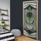 Aotearoa Iwi Ngati Awa Personalised Door Cover Maori Kowhaiwhai Pattern