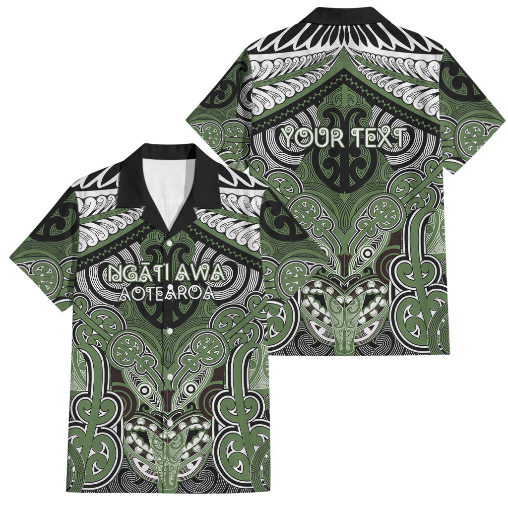 Aotearoa Iwi Ngati Awa Personalised Family Matching Tank Maxi Dress and Hawaiian Shirt Maori Kowhaiwhai Pattern