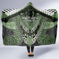 Aotearoa Iwi Ngati Awa Hooded Blanket Maori Kowhaiwhai Pattern