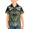 Aotearoa Iwi Ngati Awa Personalised Kid Hawaiian Shirt Maori Kowhaiwhai Pattern