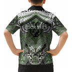 Aotearoa Iwi Ngati Awa Personalised Kid Hawaiian Shirt Maori Kowhaiwhai Pattern