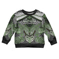 Aotearoa Iwi Ngati Awa Personalised Kid Ugly Christmas Sweater Maori Kowhaiwhai Pattern