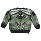 Aotearoa Iwi Ngati Awa Personalised Kid Ugly Christmas Sweater Maori Kowhaiwhai Pattern