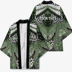 Aotearoa Iwi Ngati Awa Personalised Kimono Maori Kowhaiwhai Pattern