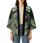 Aotearoa Iwi Ngati Awa Personalised Kimono Maori Kowhaiwhai Pattern