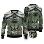 Aotearoa Iwi Ngati Awa Personalised Ugly Christmas Sweater Maori Kowhaiwhai Pattern