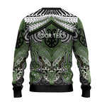 Aotearoa Iwi Ngati Awa Personalised Ugly Christmas Sweater Maori Kowhaiwhai Pattern
