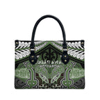 Aotearoa Iwi Ngati Awa Leather Bag Maori Kowhaiwhai Pattern