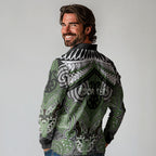 Aotearoa Iwi Ngati Awa Personalised Long Sleeve Polo Shirt Maori Kowhaiwhai Pattern