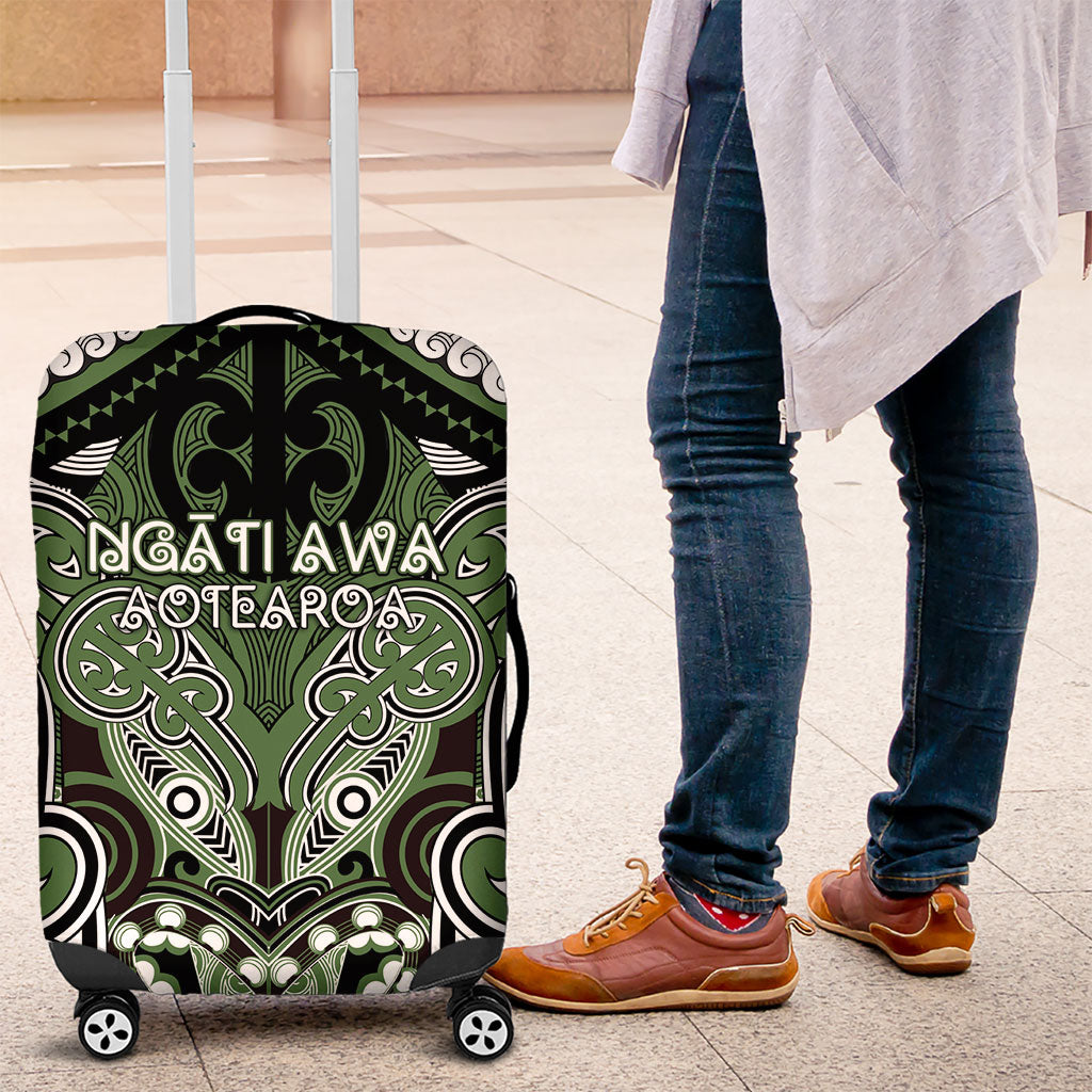 Aotearoa Iwi Ngati Awa Luggage Cover Maori Kowhaiwhai Pattern
