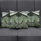 Aotearoa Iwi Ngati Awa Pillow Cover Maori Kowhaiwhai Pattern