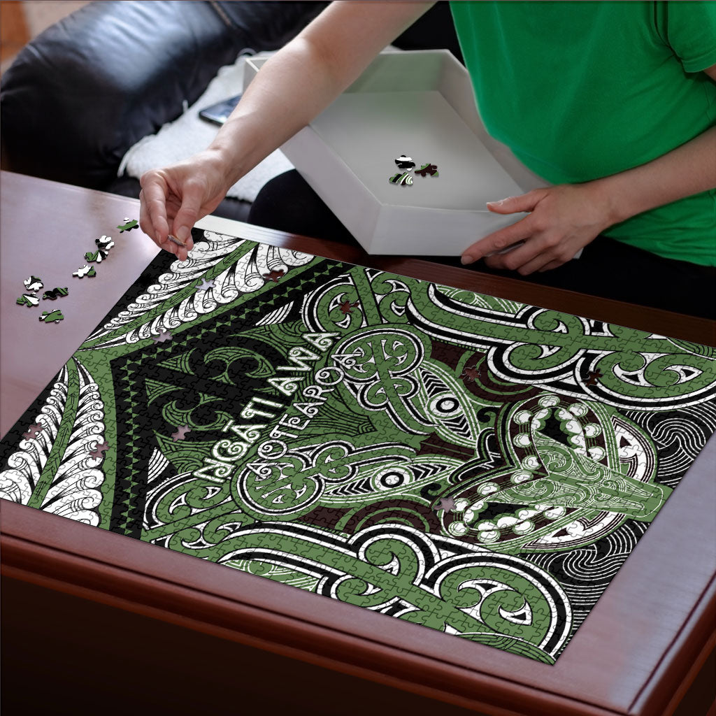Aotearoa Iwi Ngati Awa Puzzle Maori Kowhaiwhai Pattern