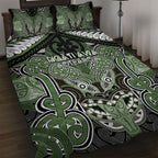 Aotearoa Iwi Ngati Awa Quilt Bed Set Maori Kowhaiwhai Pattern