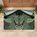 Aotearoa Iwi Ngati Awa Rubber Doormat Maori Kowhaiwhai Pattern