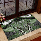 Aotearoa Iwi Ngati Awa Rubber Doormat Maori Kowhaiwhai Pattern