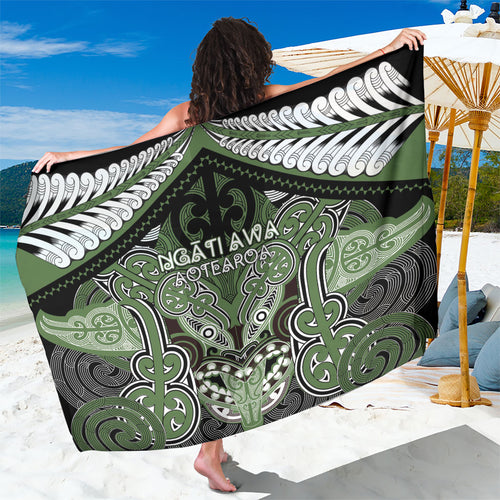 Aotearoa Iwi Ngati Awa Sarong Maori Kowhaiwhai Pattern