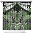 Aotearoa Iwi Ngati Awa Shower Curtain Maori Kowhaiwhai Pattern