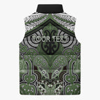 Aotearoa Iwi Ngati Awa Personalised Sleeveless Puffer Jacket Maori Kowhaiwhai Pattern