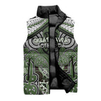 Aotearoa Iwi Ngati Awa Personalised Sleeveless Puffer Jacket Maori Kowhaiwhai Pattern