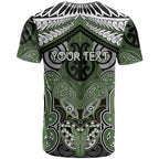 Aotearoa Iwi Ngati Awa Personalised T Shirt Maori Kowhaiwhai Pattern