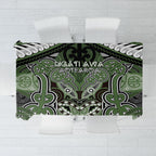 Aotearoa Iwi Ngati Awa Tablecloth Maori Kowhaiwhai Pattern