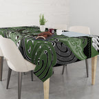 Aotearoa Iwi Ngati Awa Tablecloth Maori Kowhaiwhai Pattern