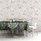 Aotearoa Iwi Ngati Awa Tablecloth Maori Kowhaiwhai Pattern