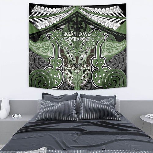 Aotearoa Iwi Ngati Awa Tapestry Maori Kowhaiwhai Pattern